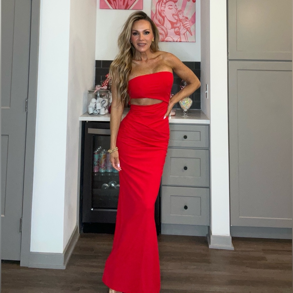 Revolve - Superdown Red Maxi Dress- like new - worn 1x